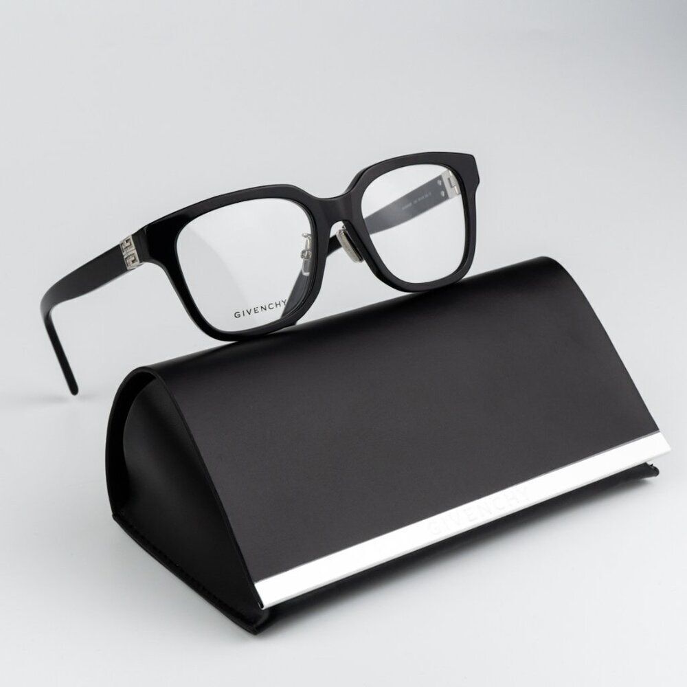 NEW Givenchy GV50040F 001 Black Women Square Eyeglasses